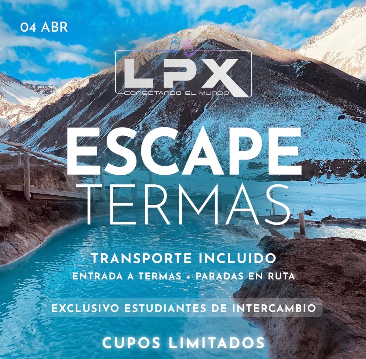 ♨️ LPX ESCAPE TERMAS - CAJÓN DEL MAIPO 🏔️ image}